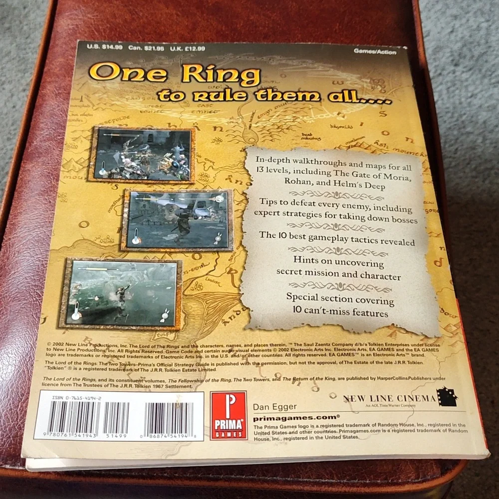 Strategy guide for The Lord of the rings The two towers